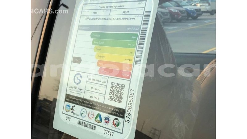 Big with watermark toyota fortuner bengo province import dubai 7303