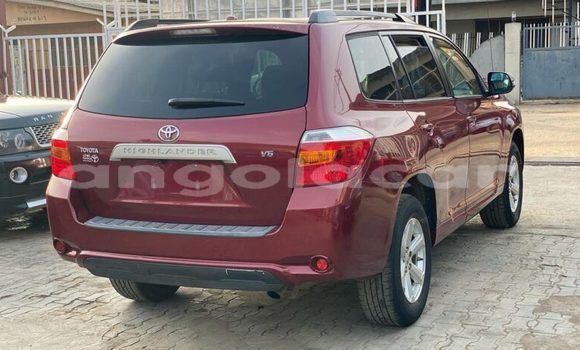 Comprar Usado Toyota Highlander Vermelho Carro em N'zeto em Zaire Comprar Usado Toyota Highlander Vermelho Carro em N'zeto em Zaire